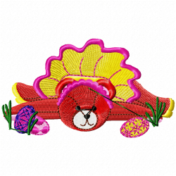 Teddy Embroidery Design 10